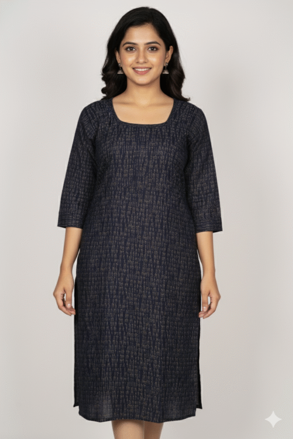 Straight-cut kurti