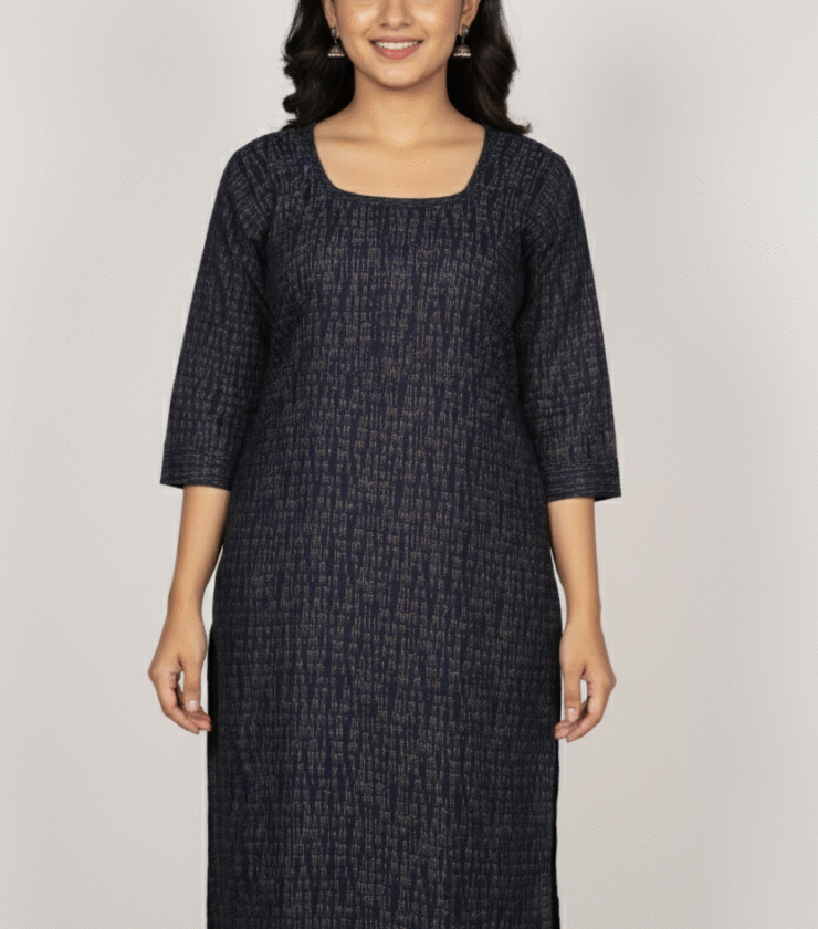 Straight-cut kurti