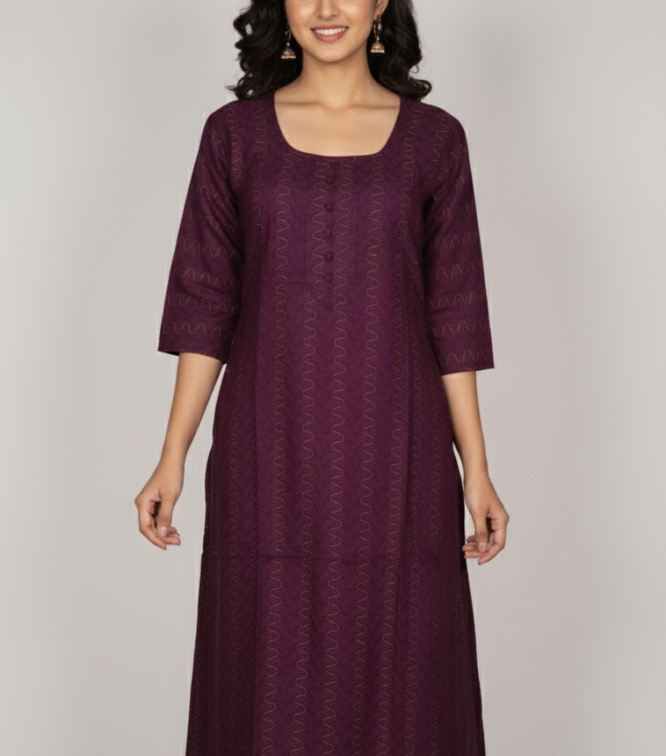 Straight-fit kurti