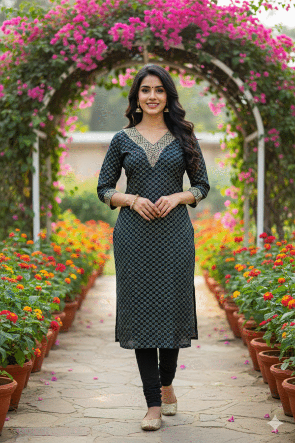 straight-cut Kurti