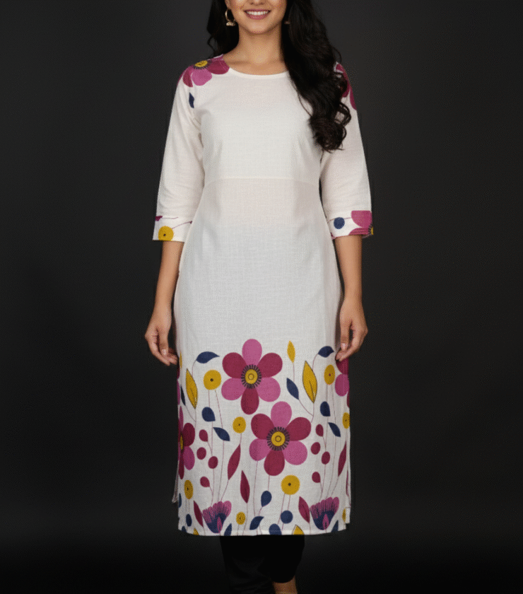 Floral Print Kurti