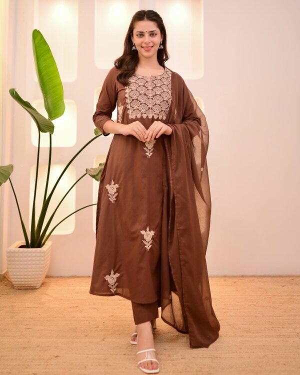 Kurta Pant with Duppata Set