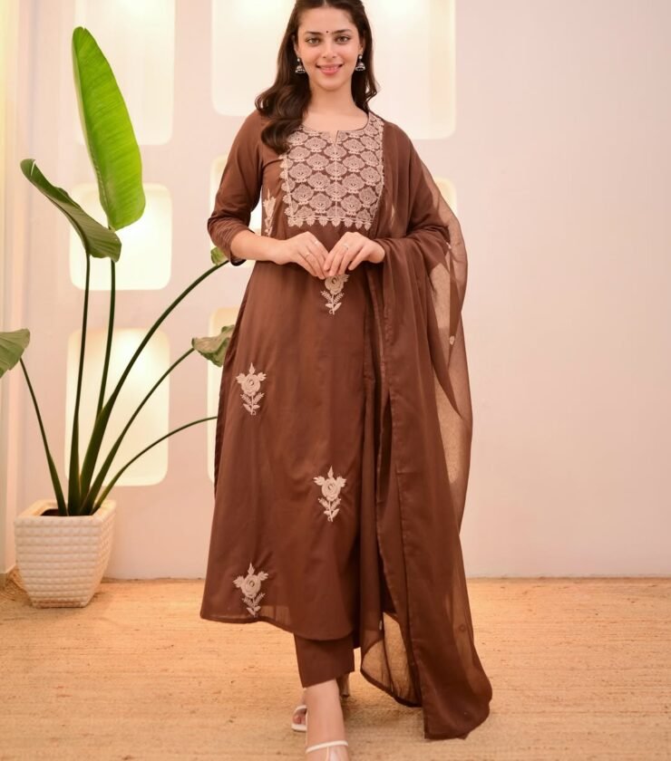 Kurta Pant with Duppata Set