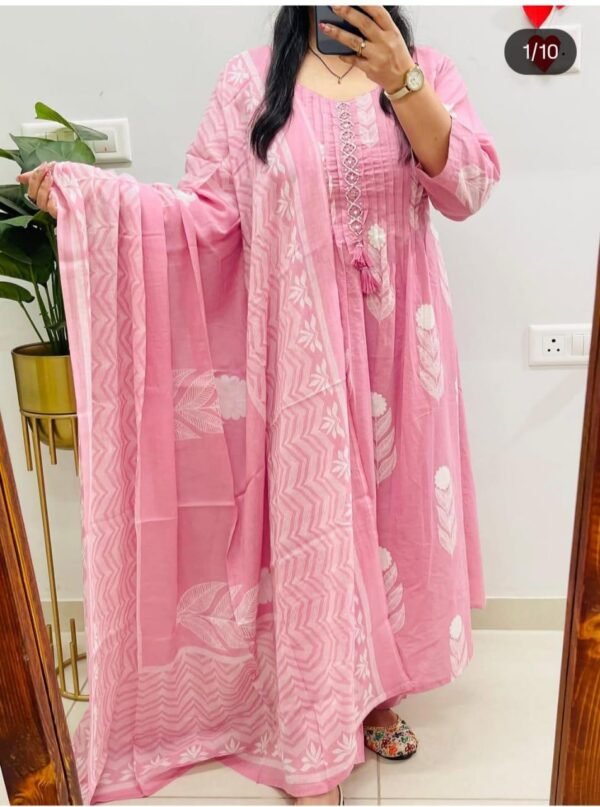 Amazing outfit with suit cotton fabric