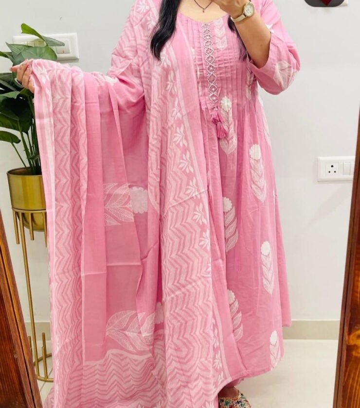 Amazing outfit with suit cotton fabric