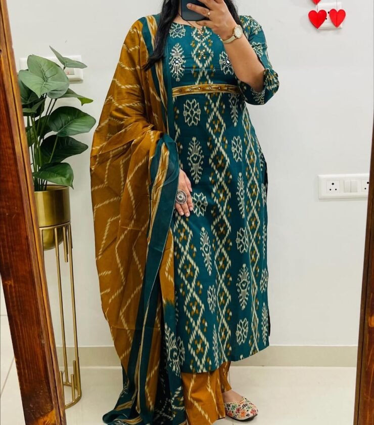 Pure fine Cotton fabric Kurti