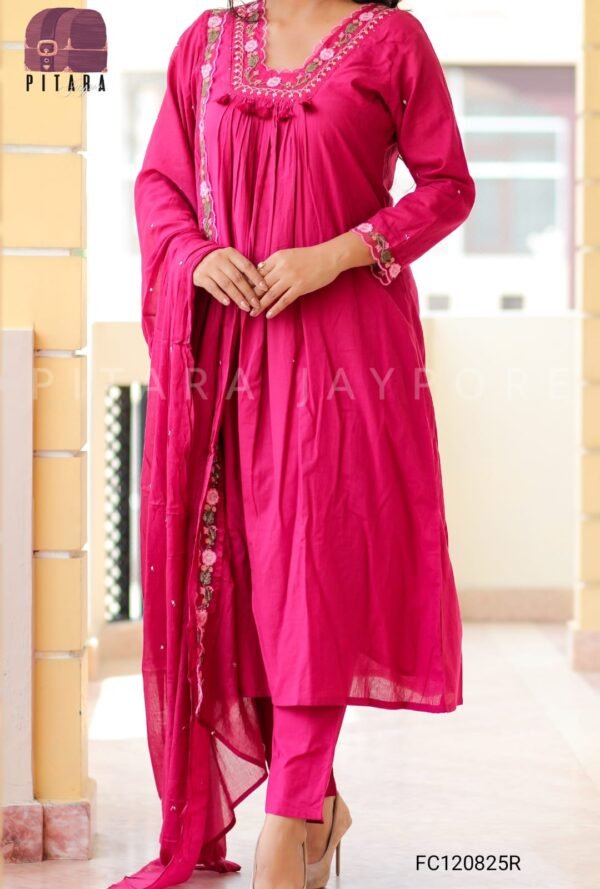 Amazing outfit with suit cotton fabric