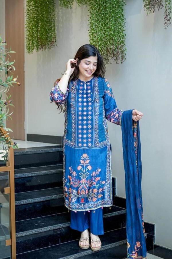 NEW COLLECTION RUSSIAN SILK SUIT SET