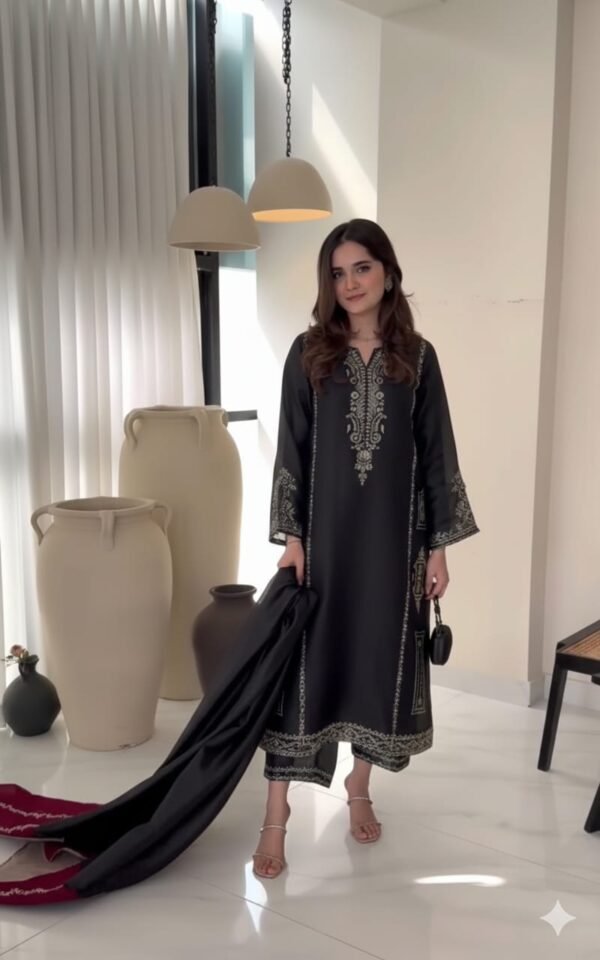 Jimmy Choo Top Plazzo & Dupatta Set
