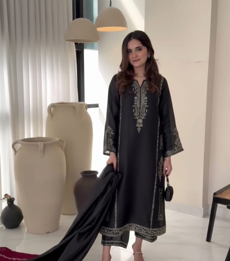 Jimmy Choo Top Plazzo & Dupatta Set