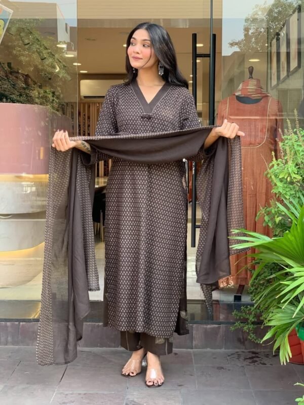 Amazing outfit with suit cotton fabric