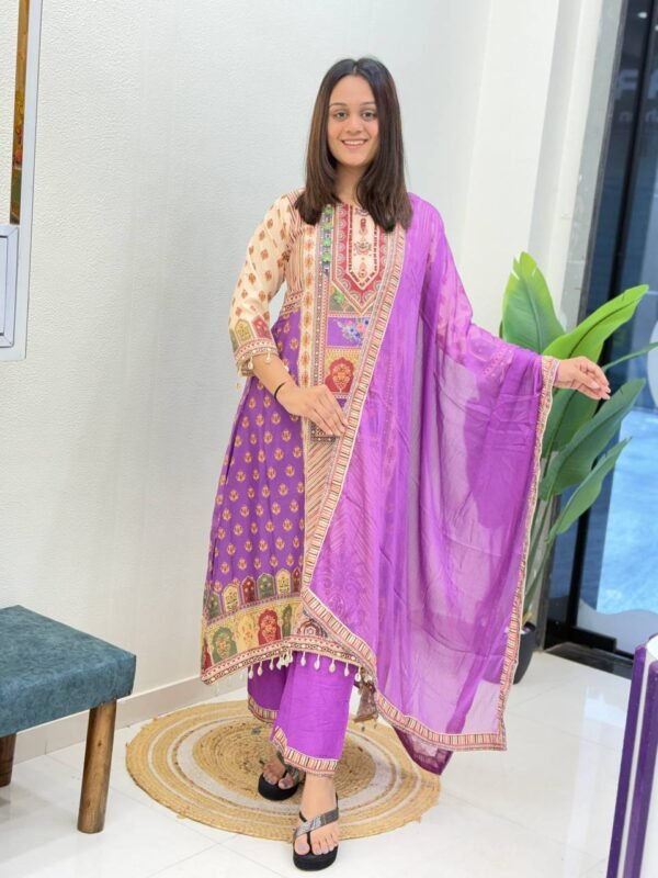 JASOOD FULL ANARKALI KODI ROUND SET