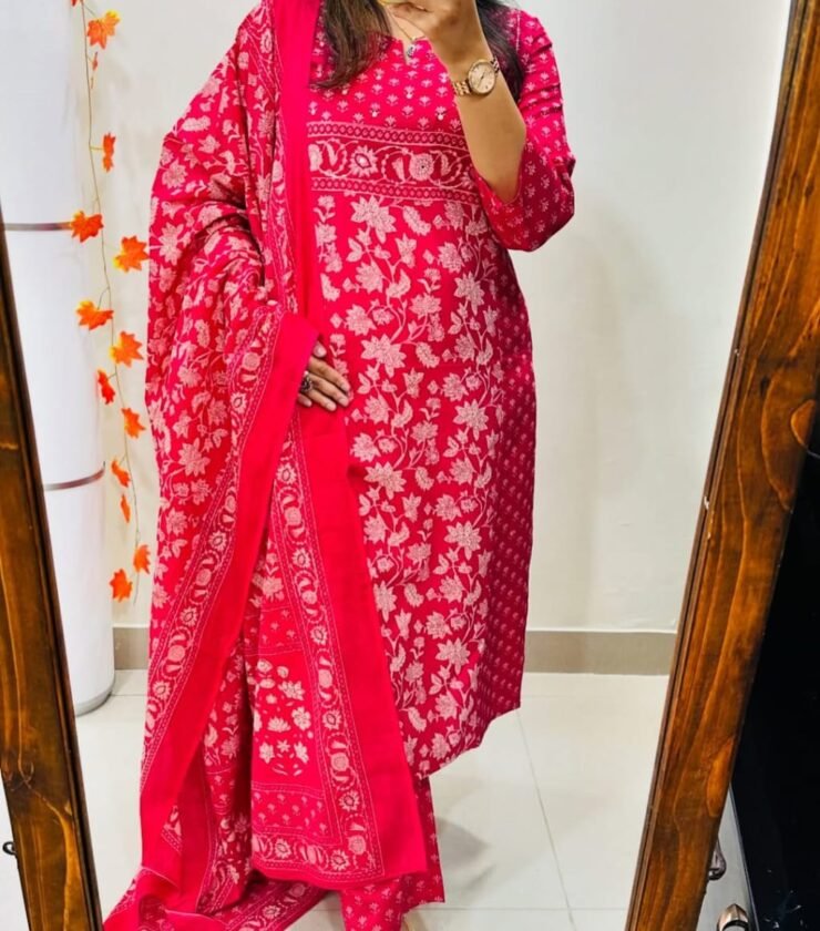 Pure fine Cotton fabric Kurti