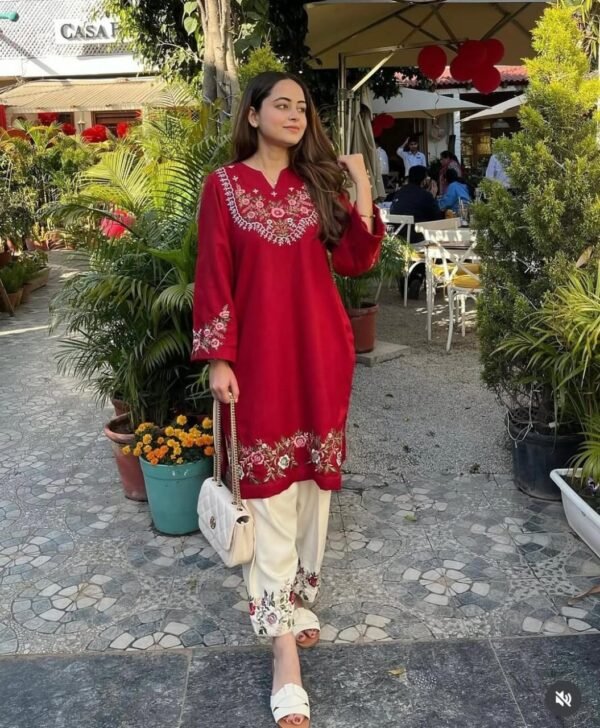 Embroidered Co-ord Set