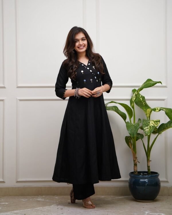 A-line flared kurta