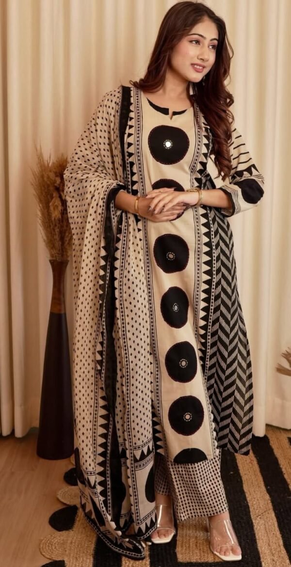 Ajrakh Cotton Suit set 