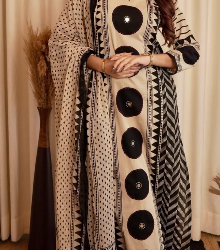 Ajrakh Cotton Suit set 