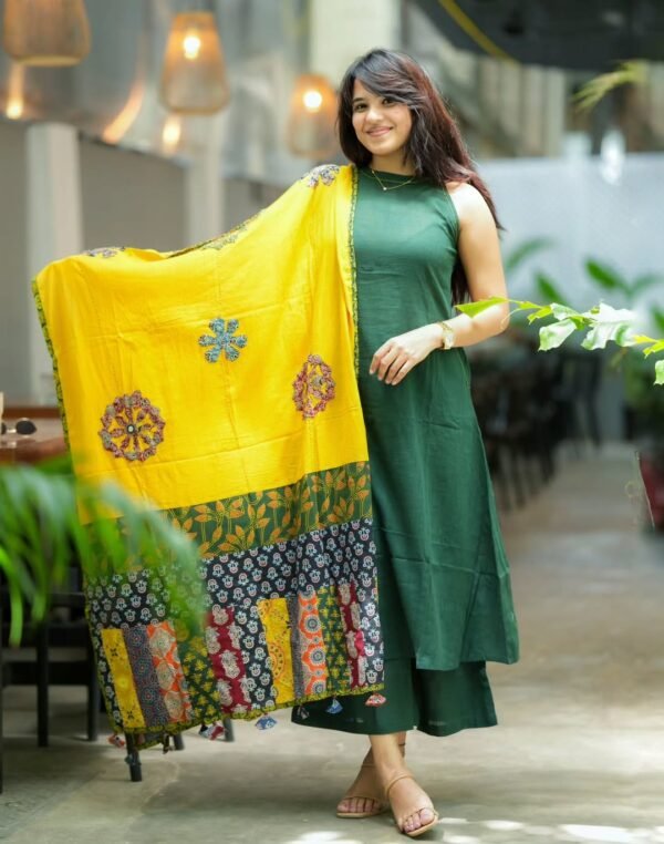 women 3 piece kurti
