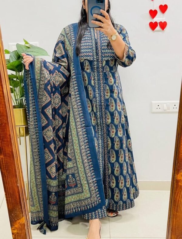 Front Cut Style Anarkali Kurti