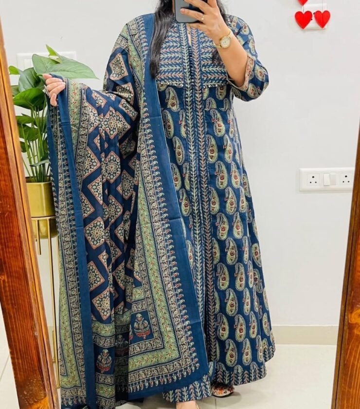 Front Cut Style Anarkali Kurti