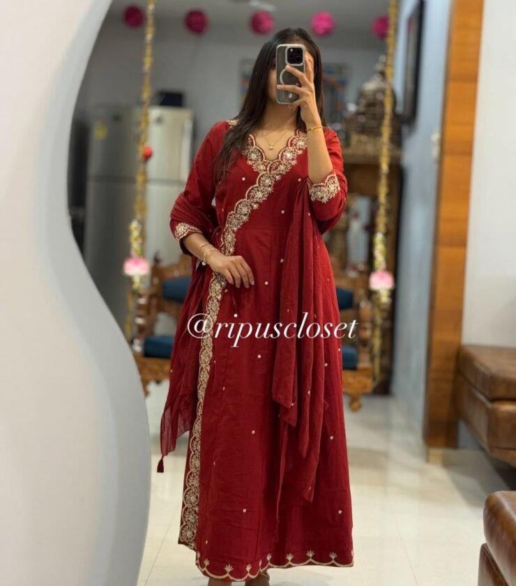 Anarkali Style Kurta 3 pcs set