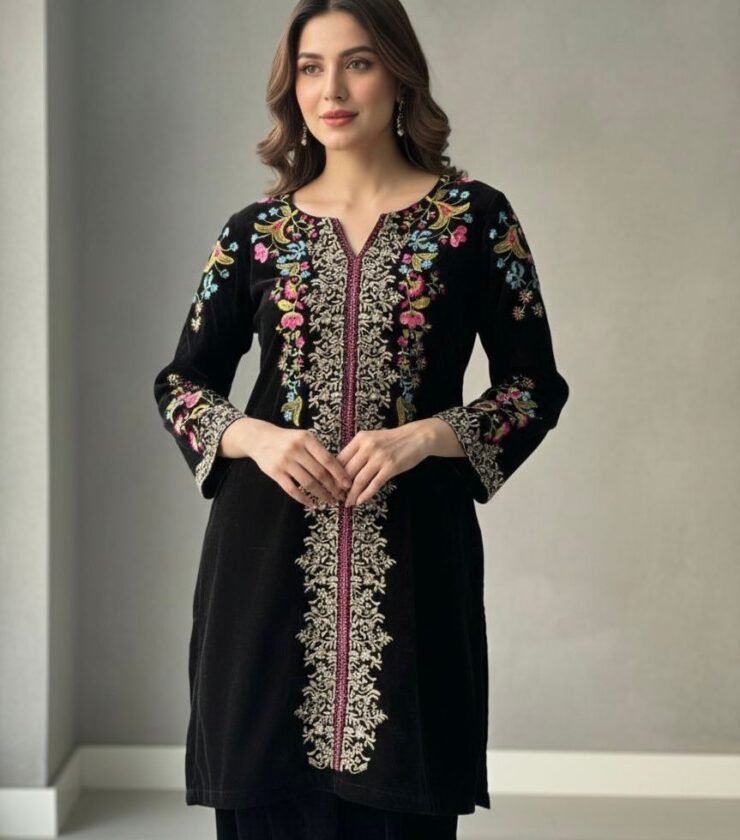 CO-ORD SET WITH EMBROIDERY WORK